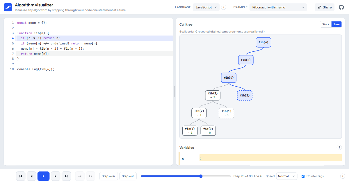 Algorithm visualizer